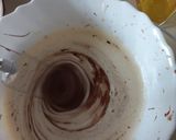 Foto del passaggio 2 della ricetta Torta al cioccolato ripiena e ricoperta di crema al pistacchio