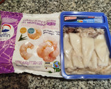 Foto del paso 14 de la receta: Alubias con calamar, gambas y almejas
