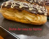 Pas rețetă Eclere cu cremă de vanilie și glazură de ciocolată😋 4 fotografie