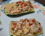 Foto del paso 5 de la receta: Calabacín relleno de pescado (aprovechamiento)