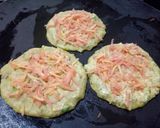 A picture of step 3 of Carrot & spinach pancake.