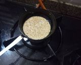 A picture of step 5 of Gujarati Handvo (multi grain savoury methi cake).