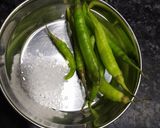 A picture of step 2 of Raw papaya sambharo.