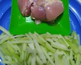 Foto langkah ke 1 dari resep Labu siam masak lemak.