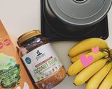 Foto langkah ke 1 dari resep Gluten free banana chiffon cake (cooked dough method).