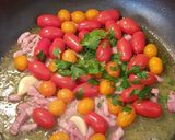 Foto del passaggio 3 della ricetta SPAGHETTI quadrati con datterino rosso e giallo