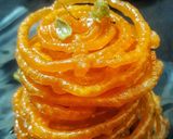 A picture of step 8 of Jalebi.