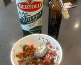 A picture of step 4 of Easy Italian Tomato Bruschetta.