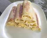 Foto langkah ke 6 dari resep Roti tawar gulung pisang keju.