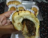 Foto langkah ke 7 dari resep Roti Isi Pisang Coklat & Keju Tanpa Ulen Tanpa Telur.