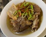Foto langkah ke 4 dari resep Sup lemak tulang iga.