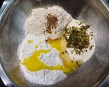 A picture of step 2 of Bedmi Puri.