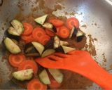 Foto langkah ke 6 dari resep Tumis orak-arik tesa (telur+sayuran).