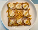 รูปขั้นตอนการทำที่ 3 ของ Banana honey toast เมนูง่ายๆ จากเซเว่น 7-11