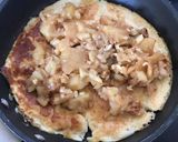 Foto del paso 4 de la receta: Panqueque de avena con manzana y nuez