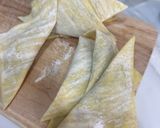 Hình bước làm 3 của món Mì hoành thánh chay 🌱