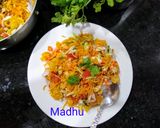 A picture of step 2 of Corn Chaat.