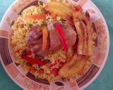 Foto del paso 3 de la receta: Arroz con pollo y plátano frito