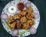 लौकी के पकौड़े (lauki ke pakode recipe in Hindi) रेसिपी चरण 7 फोटो
