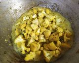 A picture of step 2 of Cauliflower posto.