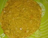 A picture of step 3 of Besani naan on tawa.