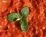 A picture of step 5 of Tamatar ki chutney.