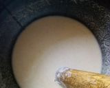 A picture of step 9 of Tuwon semovita and miyan kuka.