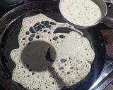A picture of step 3 of Jowar dosa.