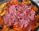 Foto del passaggio 5 della ricetta Stracciata di carne tritata e peperoni