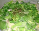 Hình bước làm 1 của món Canh cải bẹ xanh nấu tôm