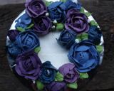 Foto langkah ke 15 dari resep Buttercream Lembut + Kue Tart (tutorial rose petal) ala khey.