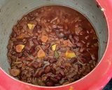 A picture of step 1 of Rajma Chat.