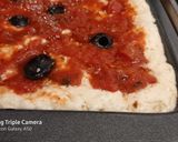 A picture of step 7 of Gluten-Free Focaccia with Tomatoes and Olives 😀.