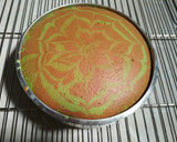 Foto langkah ke 10 dari resep Bolu Pandan Zebra Putih Telur.
