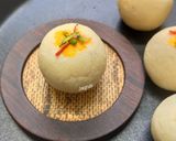 A picture of step 6 of Kesar Pista Malai Ladoo.