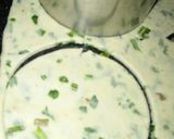A picture of step 3 of Spinach pasta.
