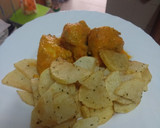 Foto del paso 5 de la receta: Pollo en salsa con papas al ajillo