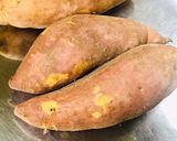 A picture of step 1 of Sweet potatoes kheer.