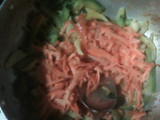 Espaguetis con vegetales