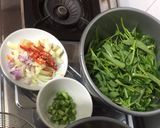 Foto langkah ke 1 dari resep Cah kangkung pete.