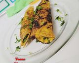 चीज़ चीला रोल(cheesy cheela roll recipe in hindi) रेसिपी चरण 5 फोटो