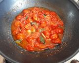 Friss paradicsomos spagetti recept fázis 4 fotója
