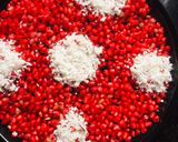 A picture of step 1 of Pomegranate salad.