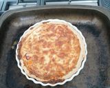 A picture of step 2 of Random using up bits quiche.