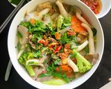 Hình bước làm 2 của món Bánh canh nấm