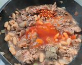 Hagymás babos májas ragu🫘🍲 recept fázis 2 fotója