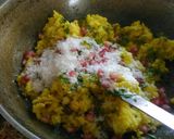 A picture of step 5 of Shahi Amiri khaman.