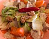 รูปขั้นตอนการทำที่ 4 ของ ลาบทูน่าหมูยอ