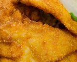 🌲 Pirított tarhonya mexói zöldséggel - Rántott halfilével recept fázis 5 fotója