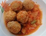 Foto del paso 3 de la receta: 132. Albóndigas de proteína vegetal a la Jardinera